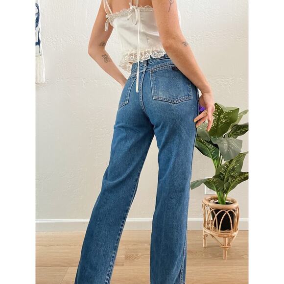 Vintage 1980/90's Calvin Klein High Waist Boot Leg Jeans - Picture 6 of 10